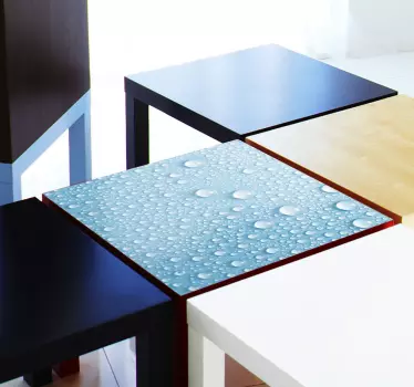 Tischaufkleber Ikea LACK Wassertropfen - TenStickers