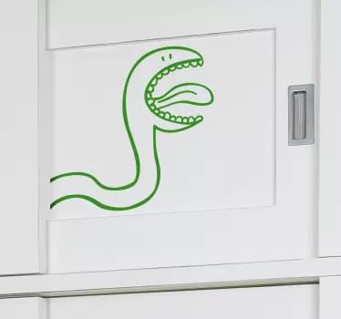 Sticker enfants serpent armoire - TenStickers