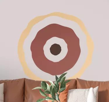 Sticker cirkel Afrikaans - TenStickers