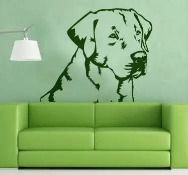 Naklejka dekoracyjna Labrador - TenStickers