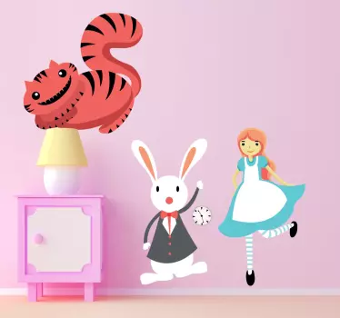 Alice in the Wonderland Sticker - TenStickers