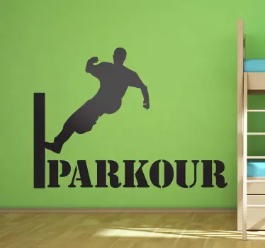 Parkour Wall Sticker - TenStickers