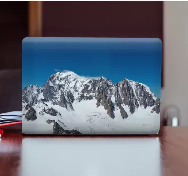 Sticker PC paysage du Mont-Blanc - TenStickers