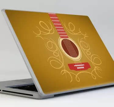 Guitar Laptop Sticker - TenStickers