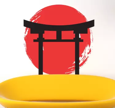 Sticker temple japonais - TenStickers