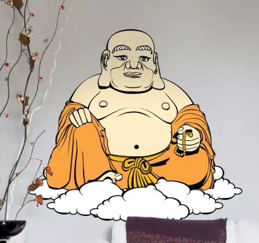 Comic Buddha Aufkleber - TenStickers