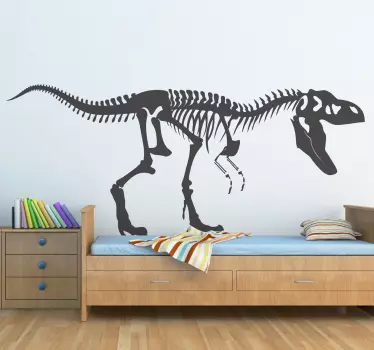 T-rex iskelet çıkartması - TenStickers