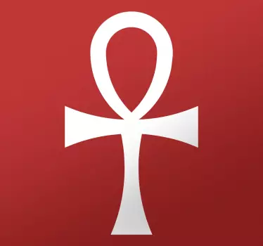 Sticker symbole egypte croix ansée - TenStickers