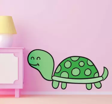 Happy Turtle Sticker - TenStickers