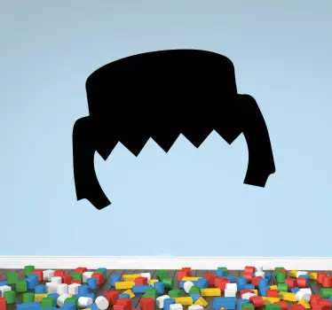 Playmobil Head Wall Sticker - TenStickers
