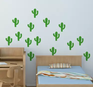 Cactus Plant Sticker - TenStickers
