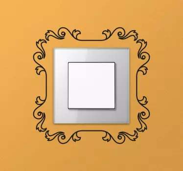 Decorative Frame Switch Sticker - TenStickers
