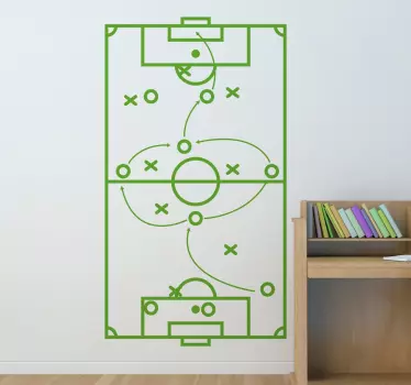 Football Strategy Sticker - TenStickers