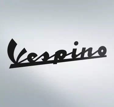 Vinilo decorativo logotipo Vespino - TenVinilo