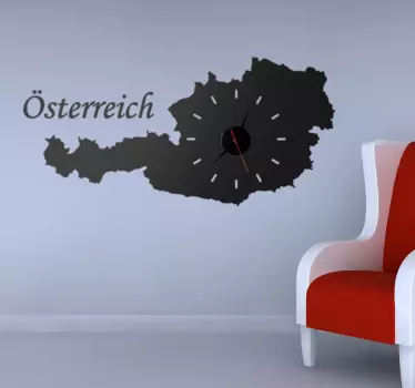 Wanduhr Silouhette Österreich - TenStickers