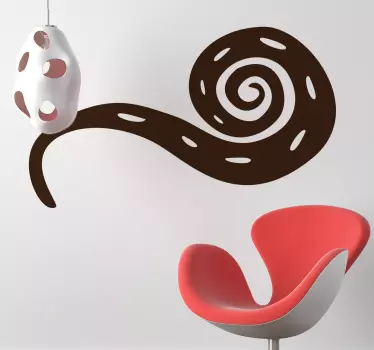 Abstract Snake Wall Sticker - TenStickers