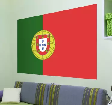 Autocolante decorativo bandeira de Portugal - TenStickers
