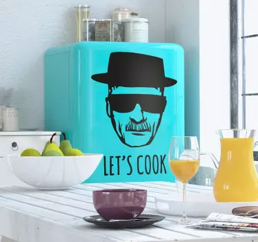 Heisenberg let's cook tv series wall sticker - TenStickers