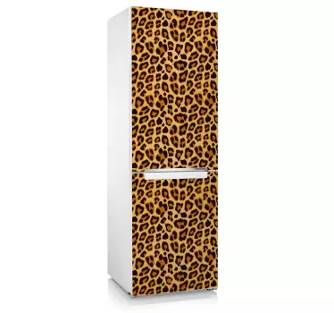 Leopard Print Kühlschrank Sticker - TenStickers