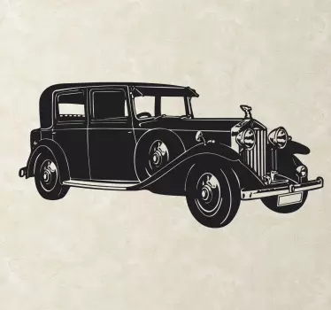 Muursticker Klassieke Rolls Royce - TenStickers