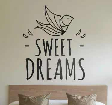 Sweet Dreams Wall Sticker - TenStickers