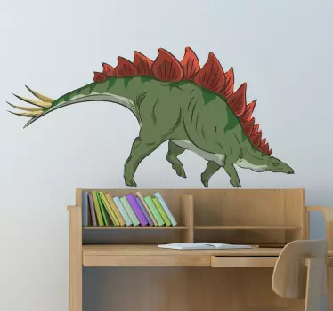 Stegosaurus Dinosaur Sticker - TenStickers