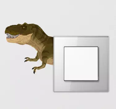 T-Rex Dinosaur Switch Sticker - TenStickers