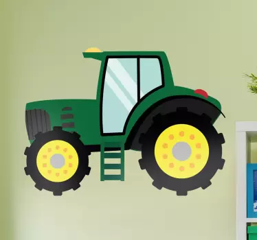 Autocolant pentru copii de la tractor - TenStickers