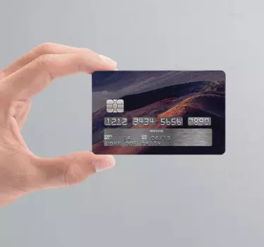 Custom credit card skin - TenStickers