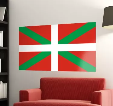 Vinilo bandera ikurriña Euskadi - TenVinilo