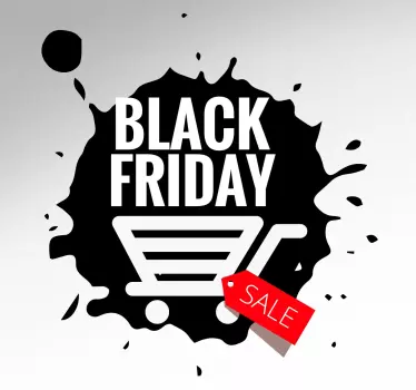 Naklejka Black Friday Sale - TenStickers