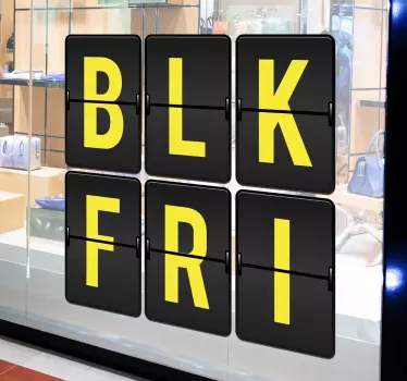 Naklejka Blk fri Black Friday - TenStickers