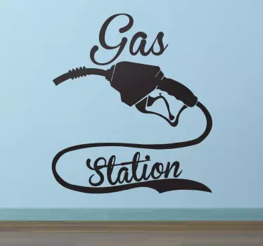 Wandtattoo Gas Station - TenStickers