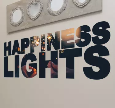 Happiness Lights - TenStickers