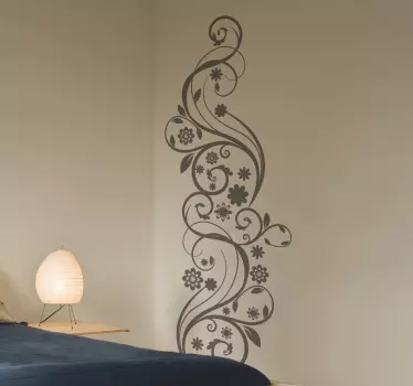 Abstract Ivy Wall Sticker - TenStickers