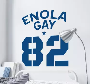 Enola Gay Wall Sticker - TenStickers
