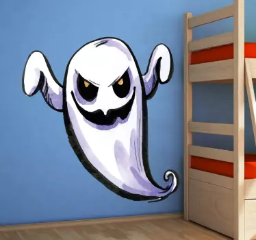 Scary Ghost Wall Sticker - TenStickers