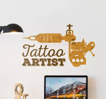 Muursticker Tattoo artist - TenStickers