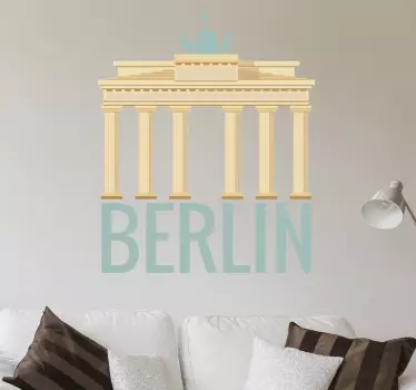 Wandtattoo Brandenburger Tor Berlin - TenStickers