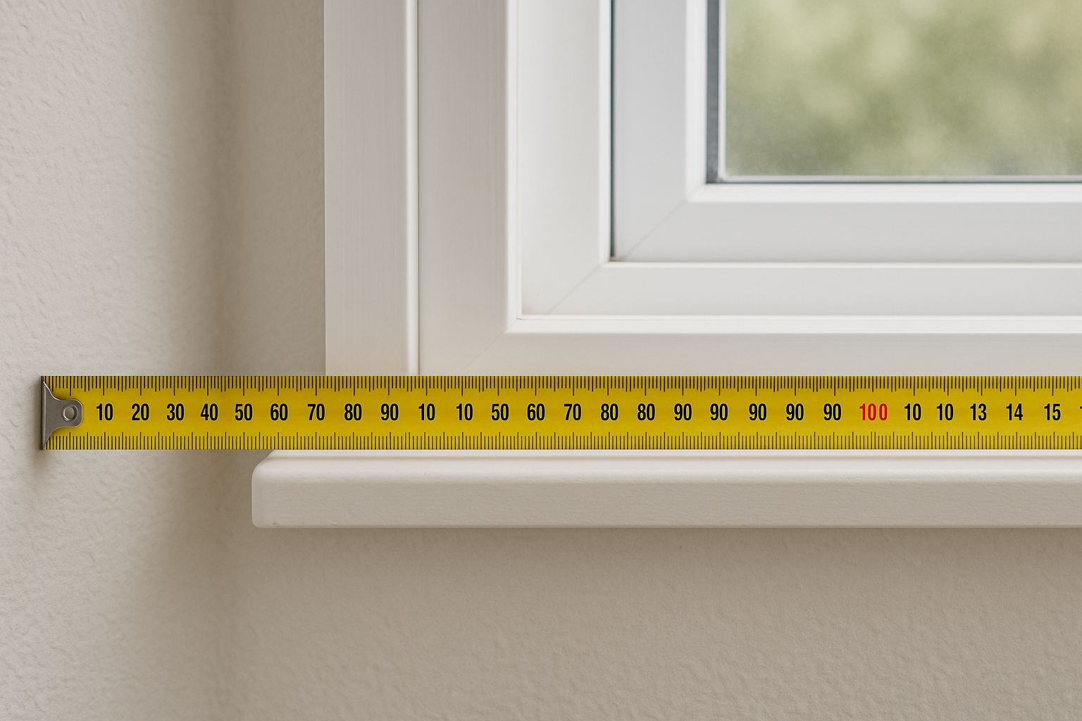 How do you measure for roller blinds?
