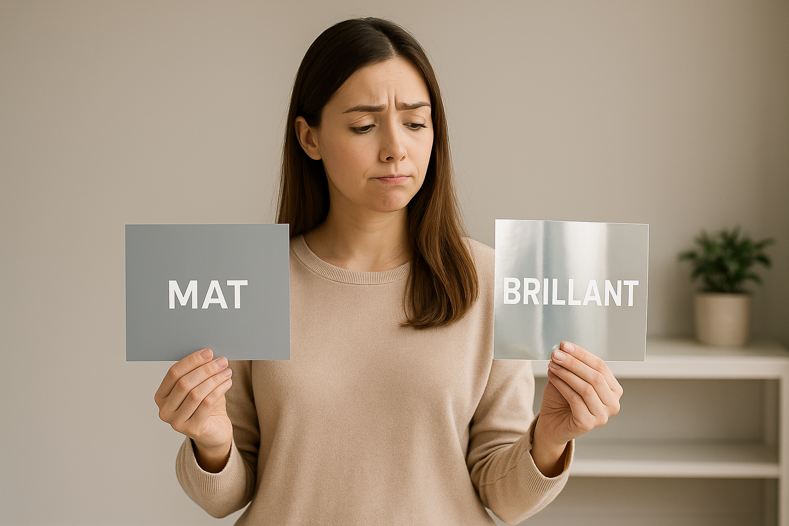 Autocollant mat ou brillant : lequel choisir en fonction de votre style ?