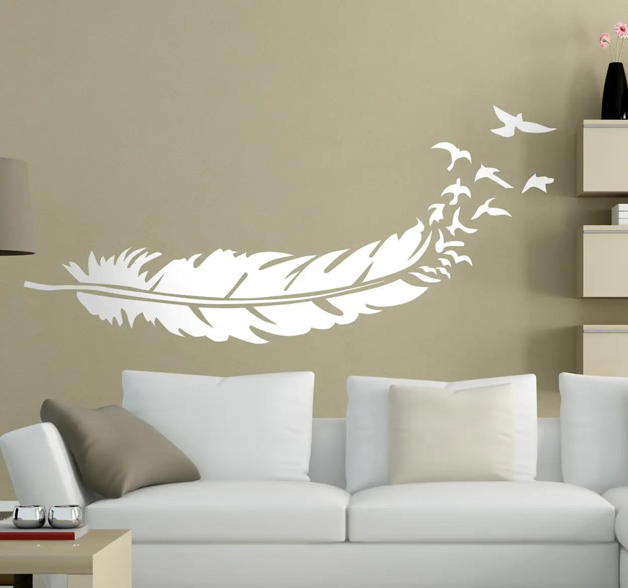 Comment décorer un salon avec des stickers muraux ?