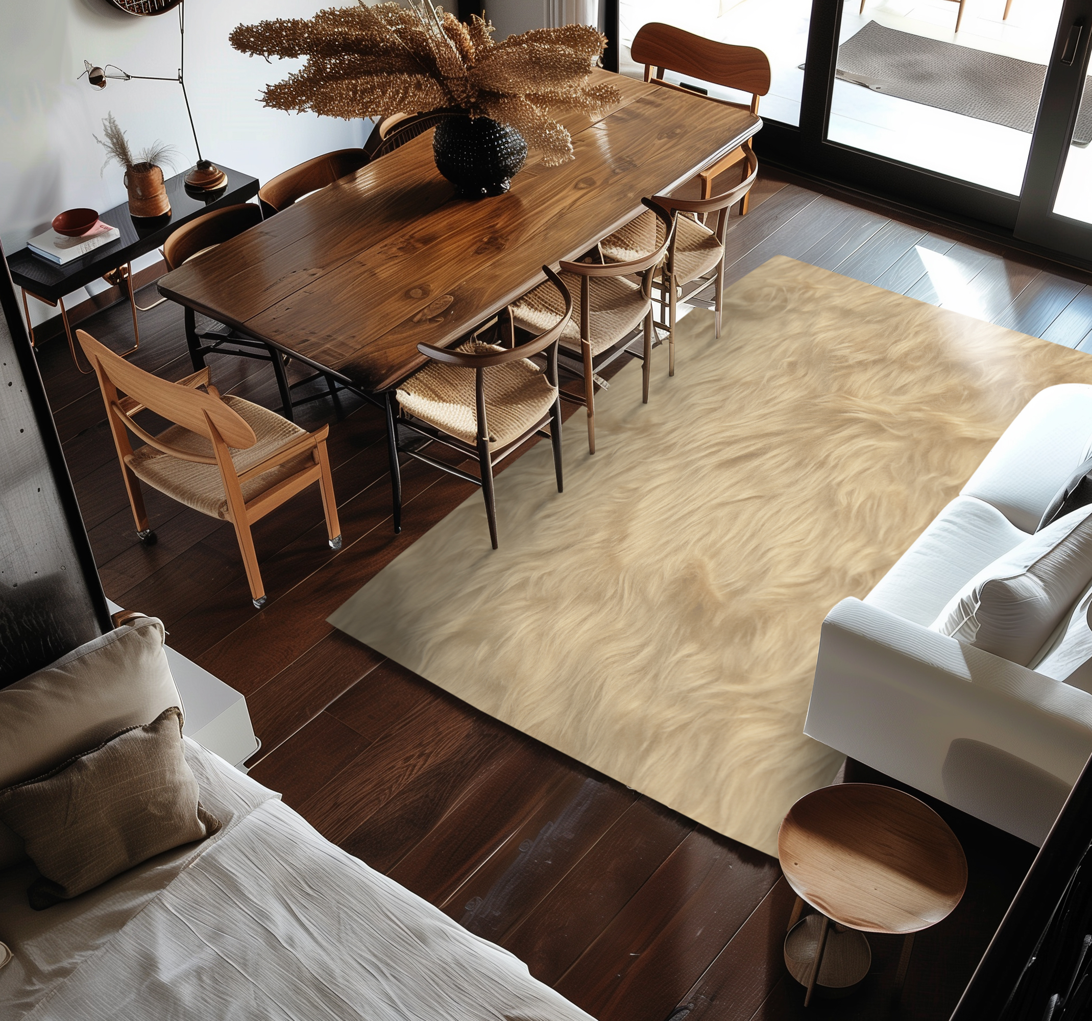 ¿Cómo decorar un salón con alfombras vinílicas?