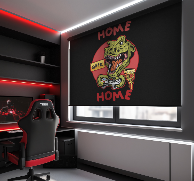 ¿Cómo decorar una habitación con estores enrollables gamer?