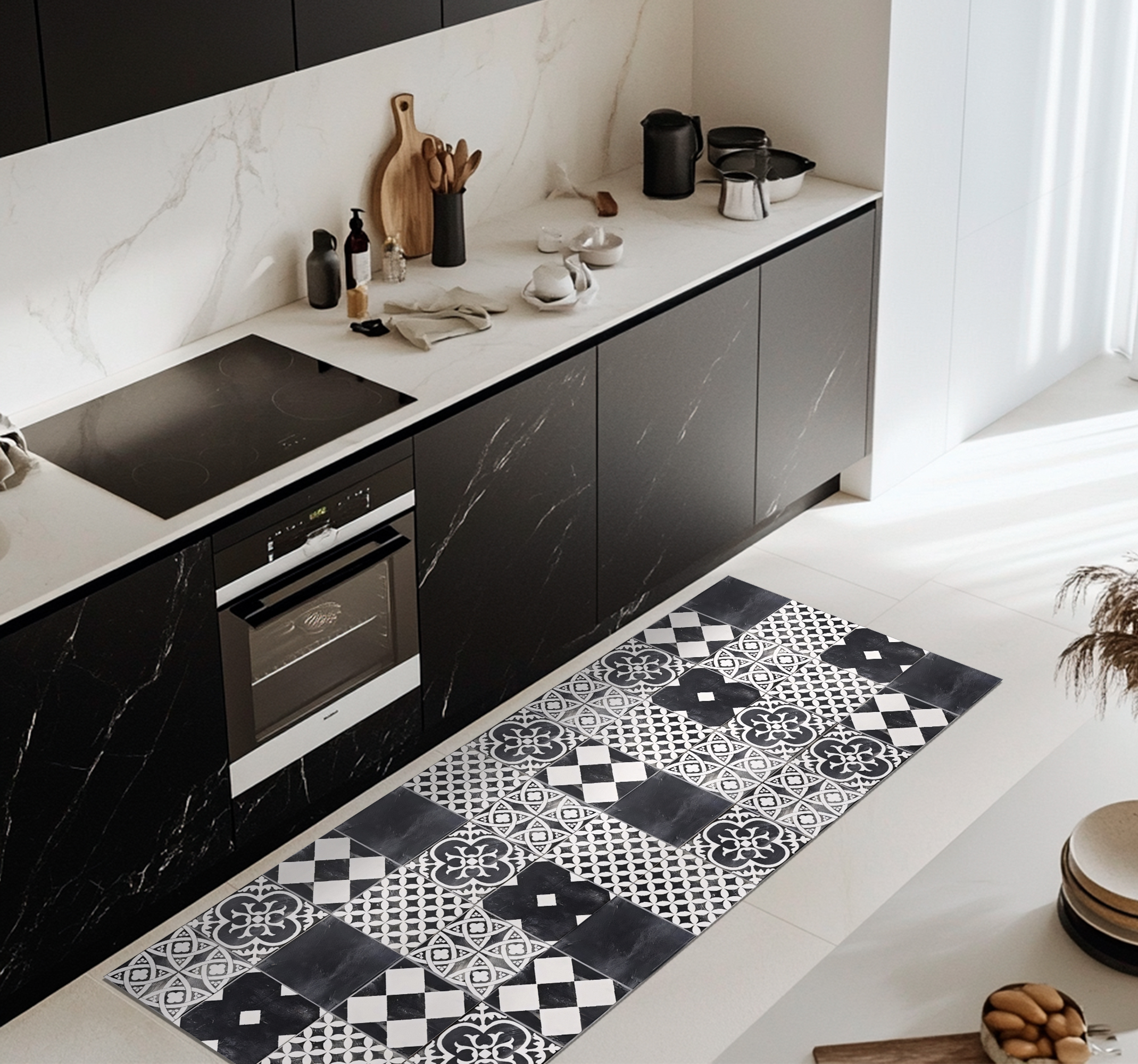 Comment choisir la couleur du tapis de cuisine en vinyle ?