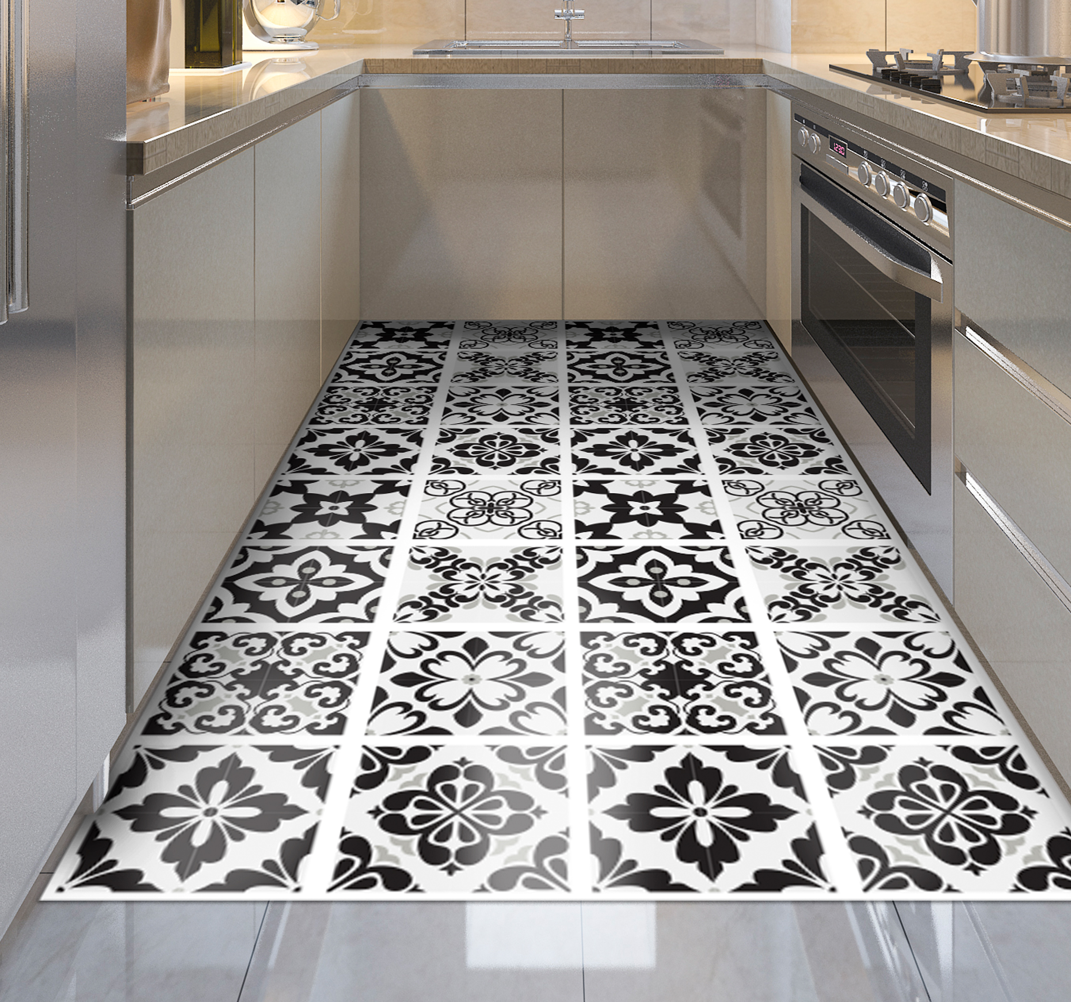 Comment nettoyer un tapis en vinyle de cuisine ?