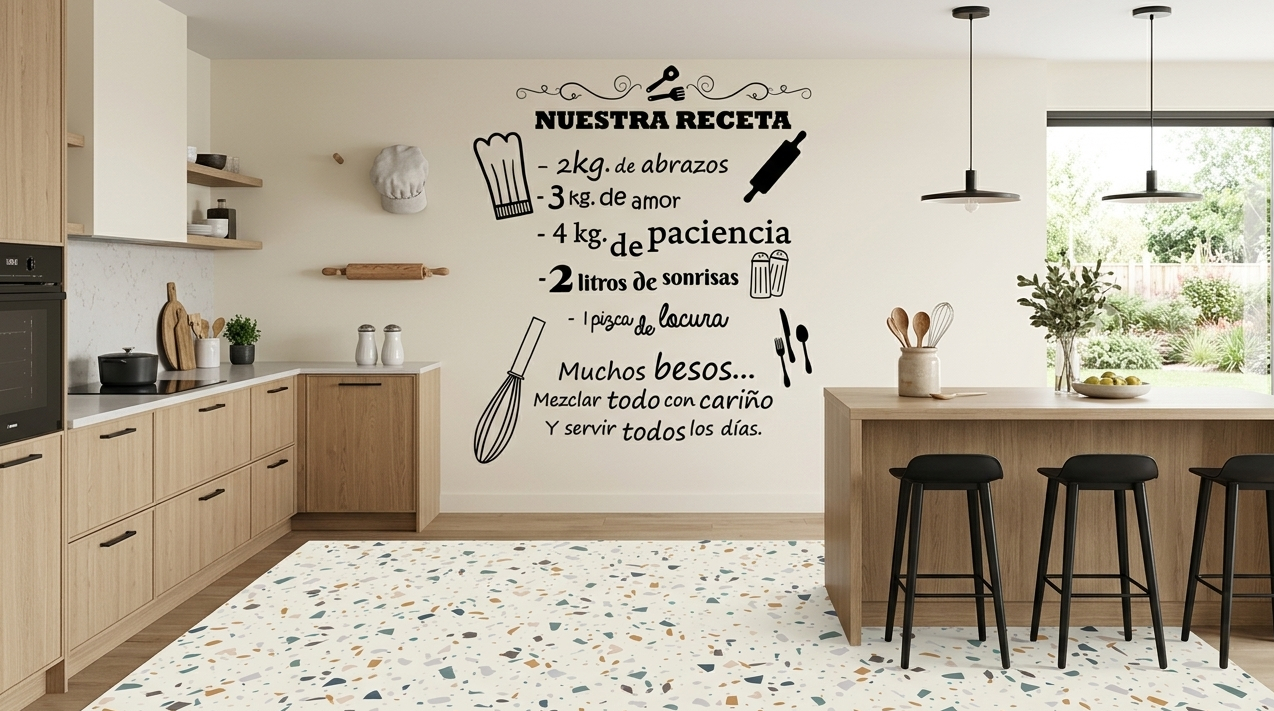 El dúo clave para cambiar tu casa sin gastar mucho: vinilos decorativos y alfombras vinílicas