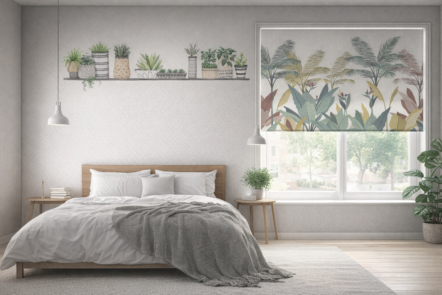 Cómo transformar un dormitorio con vinilos decorativos y estores
