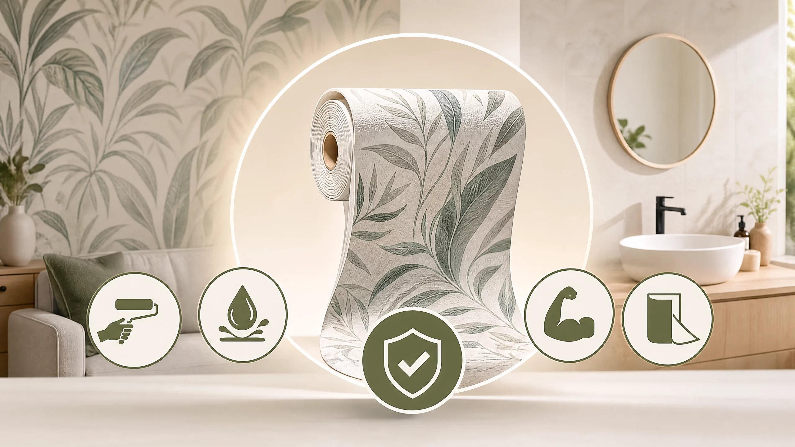 Qué es el papel pintado tejido no tejido (TNT) y por qué es mejor