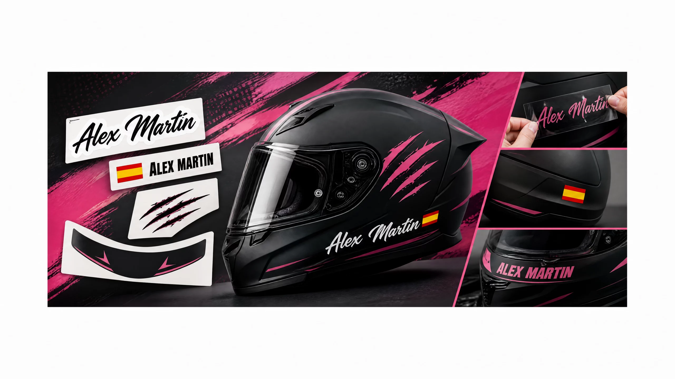 Pegatinas para casco de moto: cómo elegirlas y colocarlas